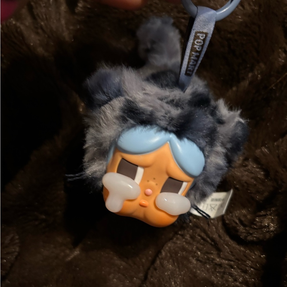 Blue and Gray Kids Keychain crybaby